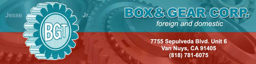 box and gear transmissions logo
